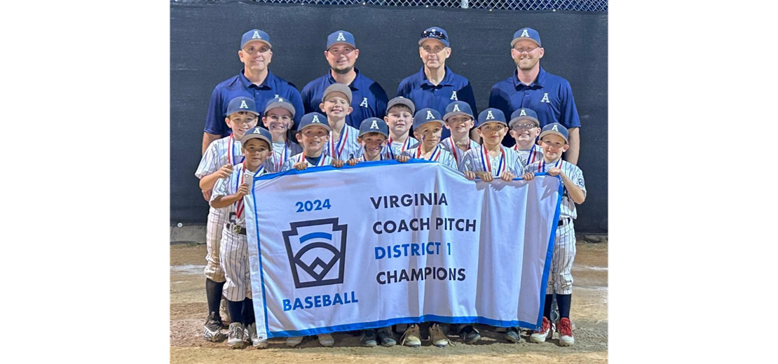 6-8 Coach Pitch District Champions